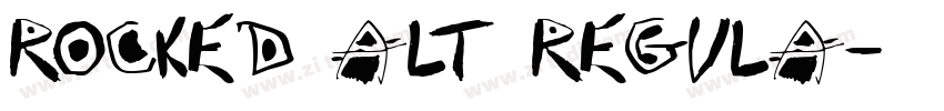 Rocked ALT Regula字体转换